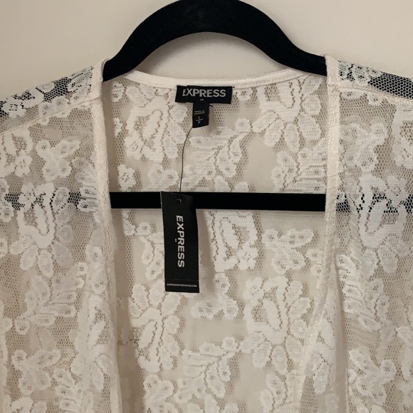 Express lace cardigan /bikini coverup - Picture 2 of 11